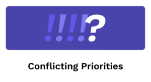 conflicting priorities